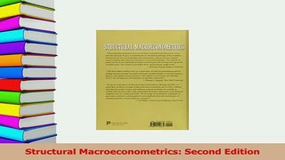 Read  Structural Macroeconometrics Second Edition PDF Online