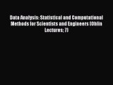 Read Data Analysis: Statistical and Computational Methods for Scientists and Engineers (Ohlin