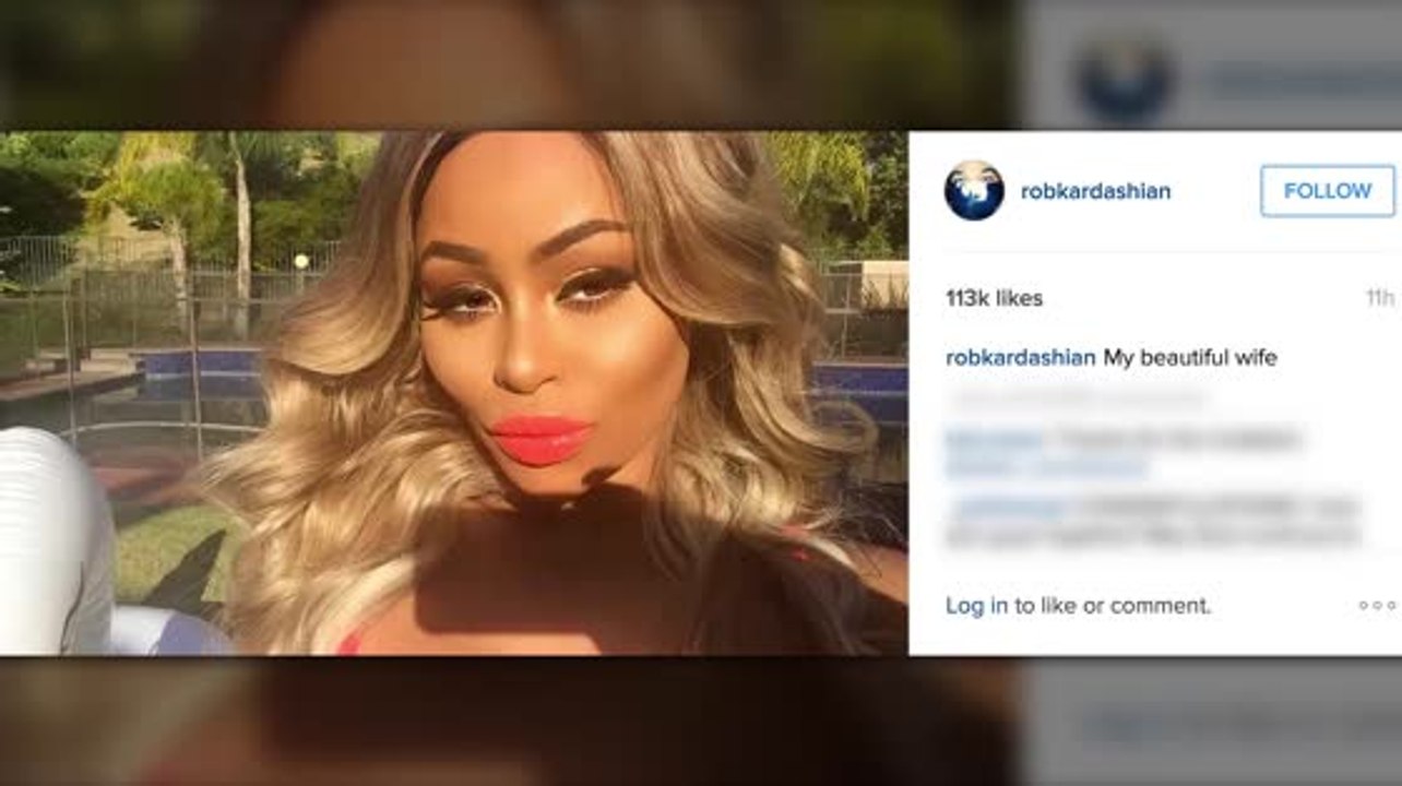 Rob Kardashian nennt Blac Chyna seine 'Ehefrau'