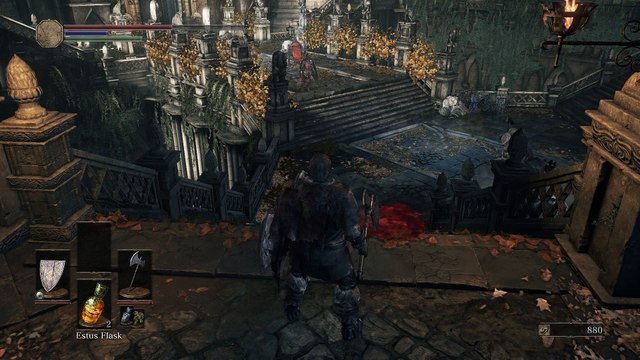 Dark Souls III - High Wall of Lothric: Lothric Knight Combat Gameplay & Armor Stats / Appearance PS4