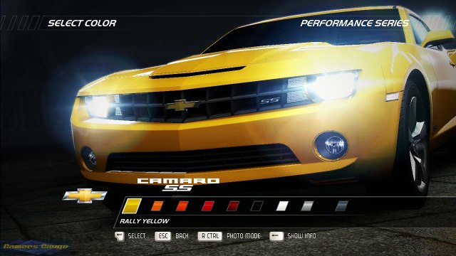 NFS11 - #17(#12a) Carson Ridge Reservoir - Encore Performance (Race), Chevrolet Camaro SS