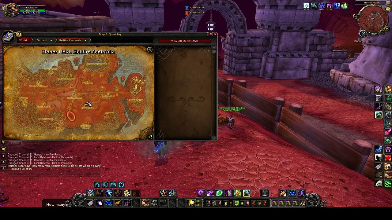 The Shattered Halls Entrance Location World of Warcraft The Burning