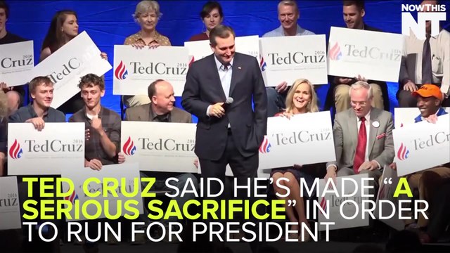 Elizabeth Warren Fires Back At Ted Cruz's Sacrifices To Run For President