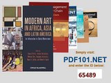 Modern Art in Africa, Asia and Latin America An Introduction to Global Modernisms