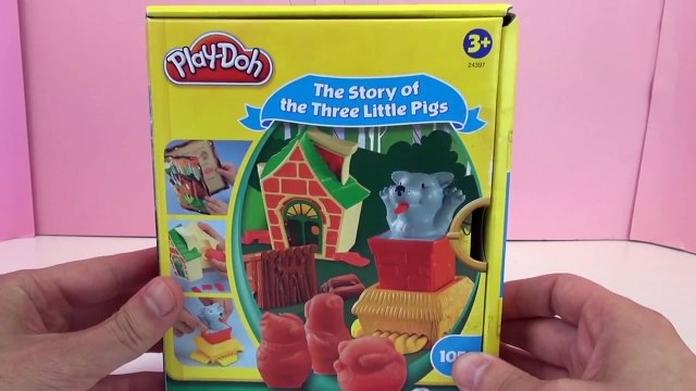 Play Doh Les trois petis cochons Unboxing | français Play doh Three little pigs review