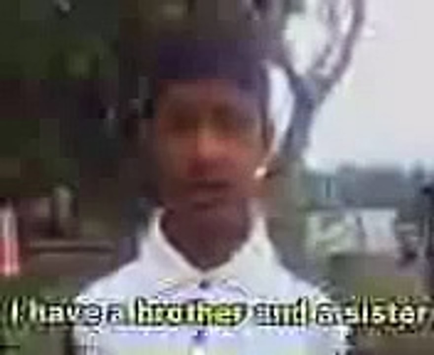 Startling Revelation by a child soldier