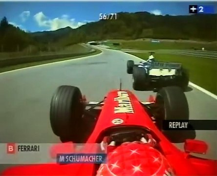 Austria 2001 - Michael Schumacher vs Juan Pablo Montoya