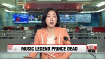 Music legend Prince dies at U.S. home after suffering flu