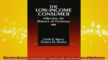 READ book  The LowIncome Consumer Adjusting the Balance of Exchange  FREE BOOOK ONLINE