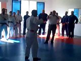 stage de formation initiateur de judo a batna bagarre kumi kata =uchi komi   démonstration de maitre