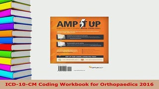 PDF  ICD10CM Coding Workbook for Orthopaedics 2016 Free Books
