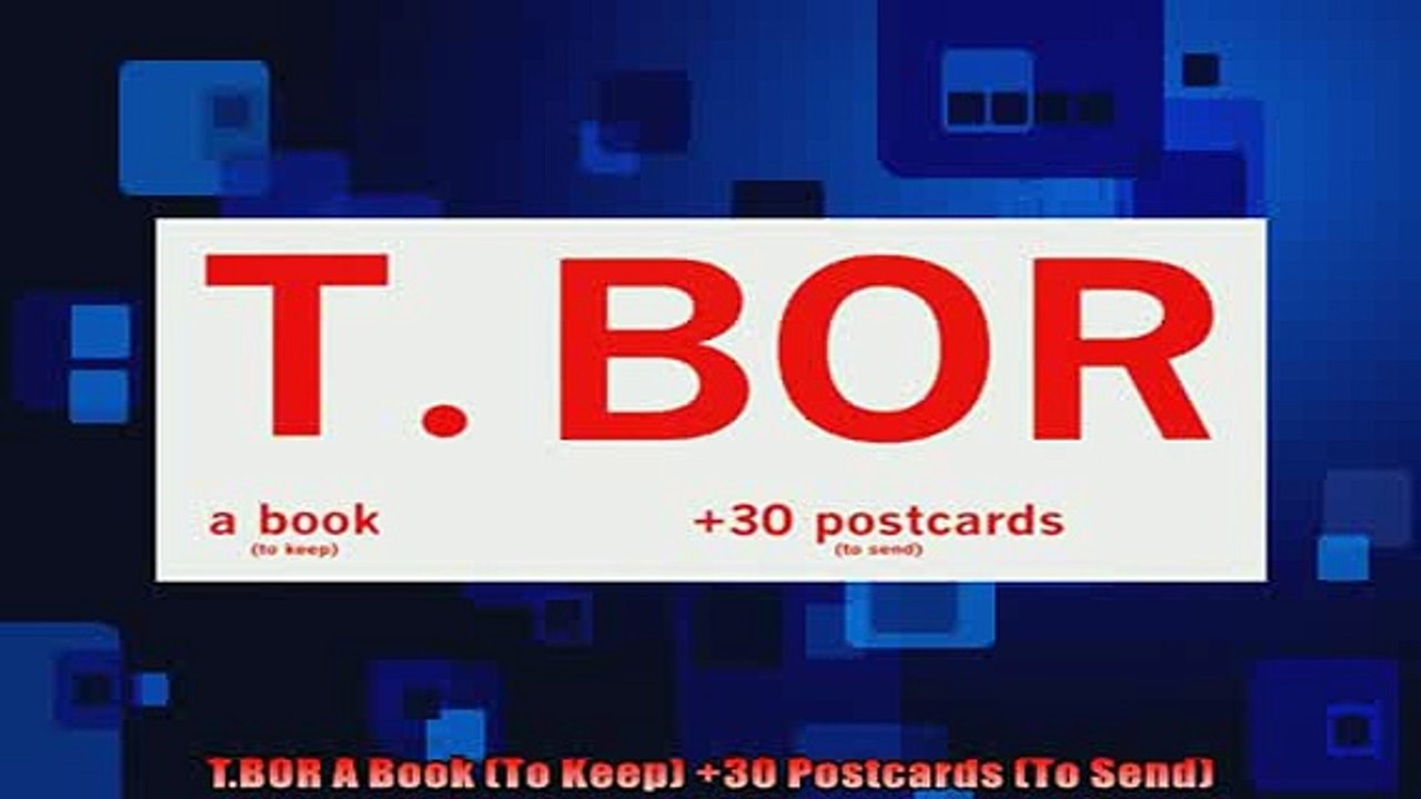 READ book  TBOR A Book To Keep 30 Postcards To Send  BOOK ONLINE