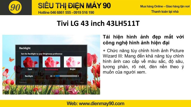 Phân Phối Tivi LG 43LH511T Full HD Giá Rẻ Nhất Hà Nội, Siêu Thị Bán Tivi LG 43 Inch Giá Rẻ 2016
