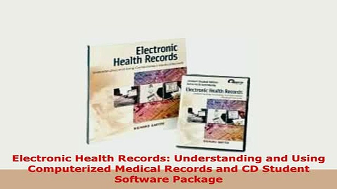 Download  Electronic Health Records Understanding and Using Computerized Medical Records and CD Download Full Ebook
