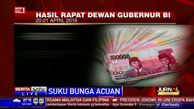 BI Putuskan Suku Bunga Acuan 6,75 Persen