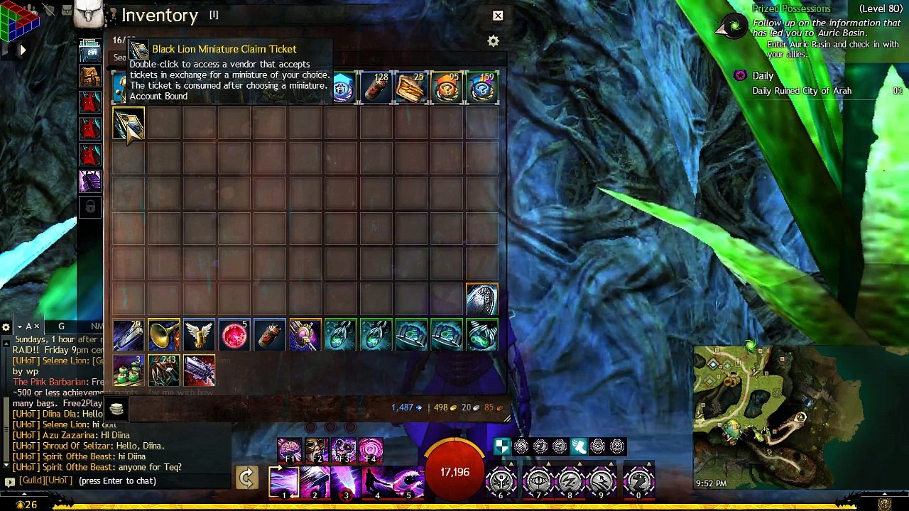 Guild Wars 2 - Black Lion Miniature Claim Ticket