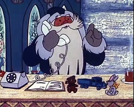 Новогодние мультфильмы - Дед Мороз и серый волк