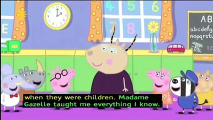 Peppa Pig (Series 4) - Madame Gazelle's Leaving Party (with subtitles) 6