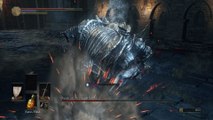 Dark Souls III - High Wall of Lothric: Vordt of the Boreal Valley Bossfight Warrior Claymore Action
