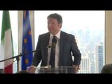 New York - Conferenza stampa di Renzi (21.04.16)
