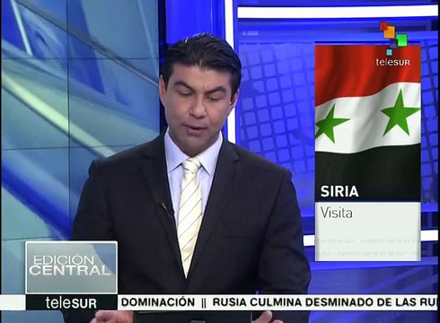 Delegaciones de China, Francia y Brasil visitan Siria