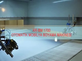 KR BM 1700 OTOMATİK MOBİLYA BOYAMA MAKİNESİ 2