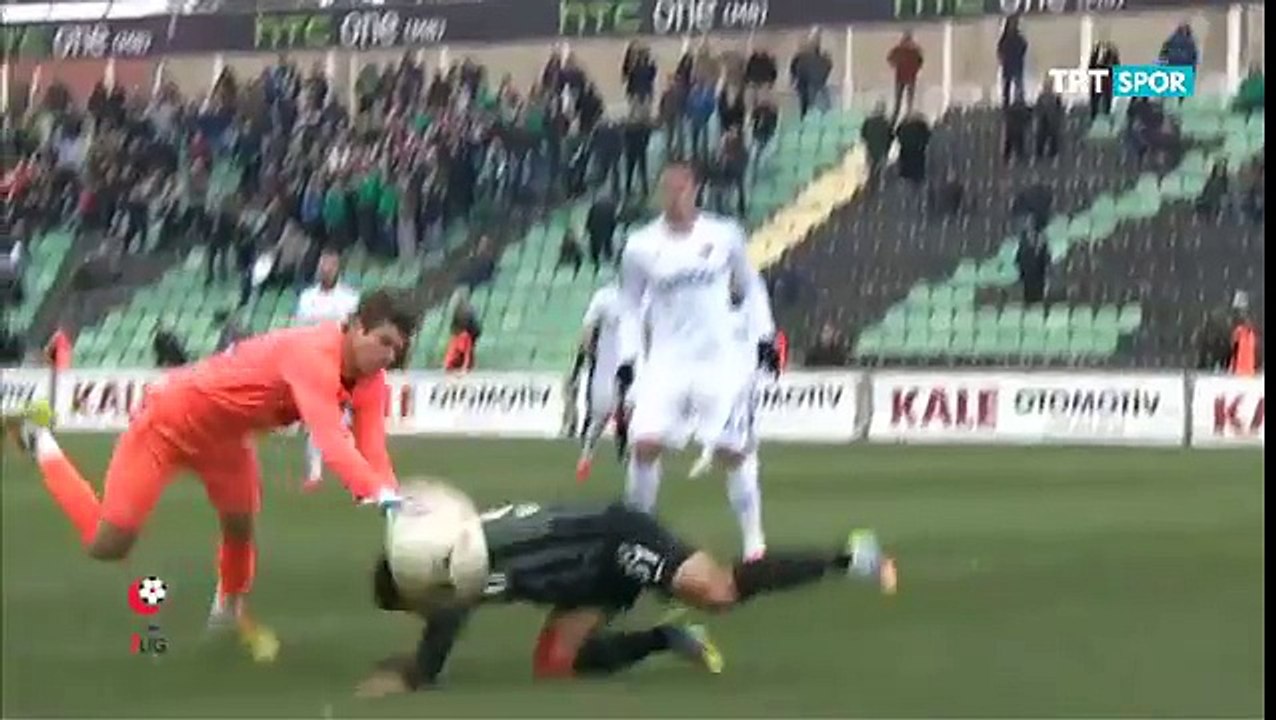 Denizlispor 1-1 Karabükspor Maç Özeti golleri izle 24 Ocak 2016