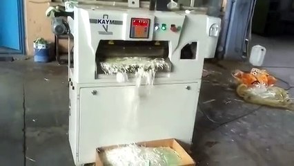 Elyaf makinası giyotin kesme