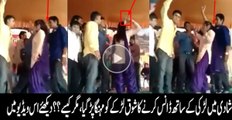 Girl Beats Boy For Misbehaving During Dance In Wedding Watch Video