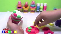 Pâte à modeler Peppa Pig Gâteau d'anniversaire, Play doh Peppa Pig Birthday cake dough set 2016