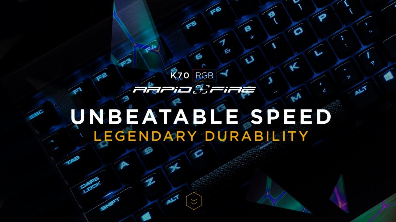 First Look - The RAPIDFIRE mechanical keyboard. #SpeedCounts