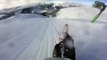 Chute incroyable d'un skieur qui va glisser sur 1200 mètres sans ski