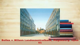 Download  Bolles  Wilson Landeszentralbank Magdeburg Opus 51 Read Online