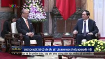 Chủ tịch nước Trần Đại Quang tiếp cố vấn đặc biệt liên minh nghị sỹ hữu nghị Nhật - Việt