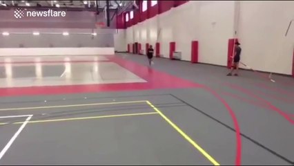Epic pole vault fail