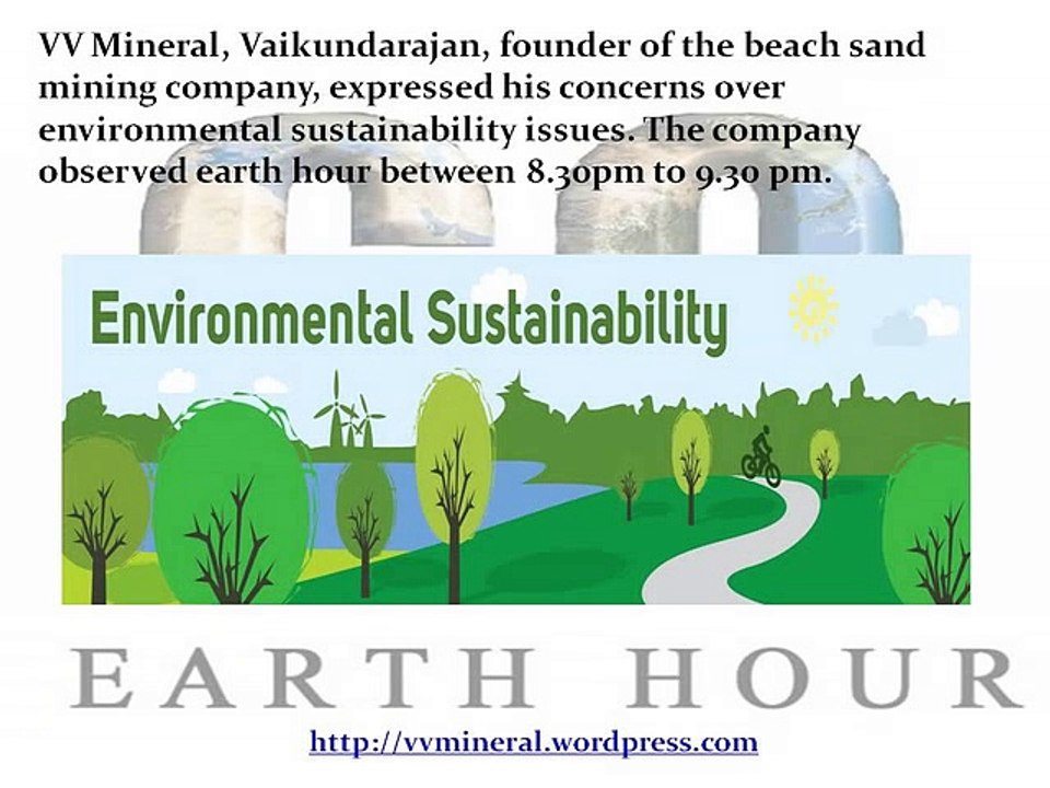 Earth Hour Observed At VV Minerals India Factory