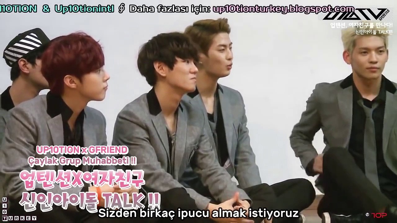 [01.10.2015] U10TV Özel UP10TION  GFRIENDin Çaylak Sohbeti (Türkçe Altyazılı)