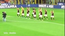 AC Milan perform  Haka ahead of Series of A match in football's most frightening sellout