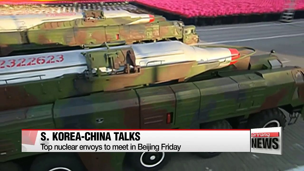 S. Korea, China's top nuclear envoys meet in Beijing Friday