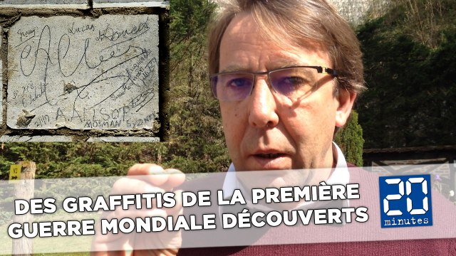 Des graffitis de la Première Guerre mondiale découverts dans la Somme