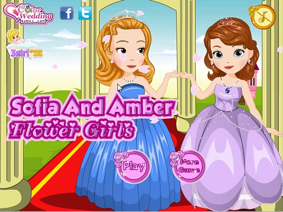 Juego vestir Princesa Sofia y Amber
