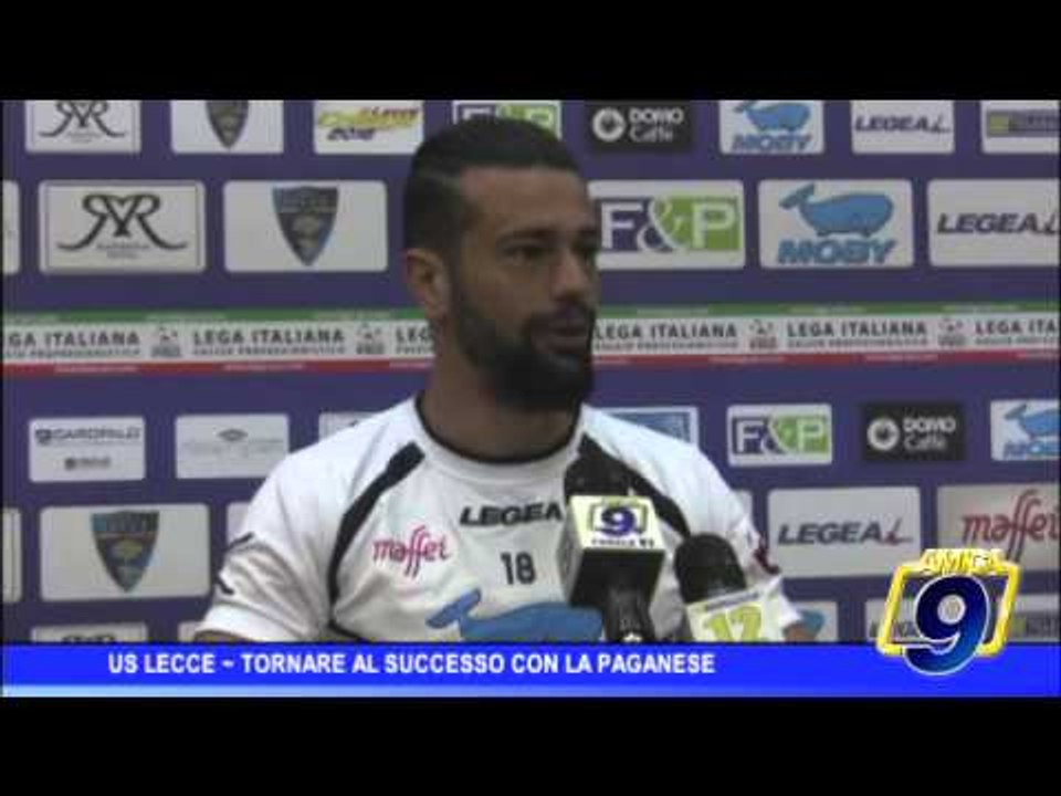 Us Lecce  | Tornare al successo contro la Paganese