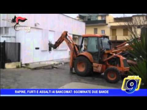 Rapine, furti e assalti ai bancomat: otto arresti