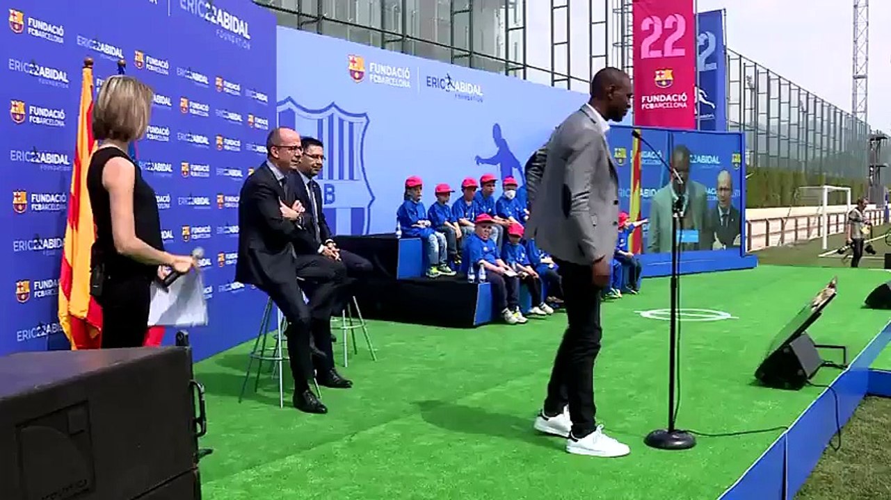 DIRECTE - Presentació de l’acord amb la Fundació Eric Abidal (128)