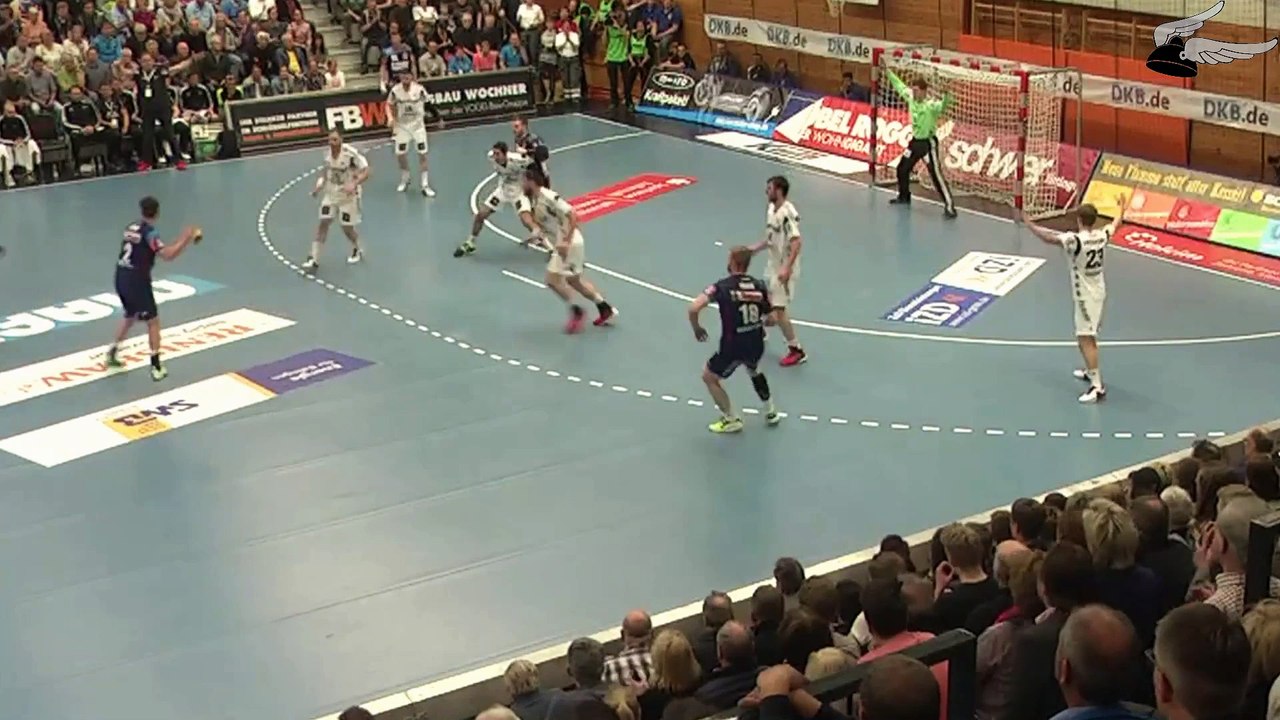 Olivier Nyokas, desatado ante el THW Kiel