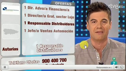 Sistel en TVE Aquí hay trabajo