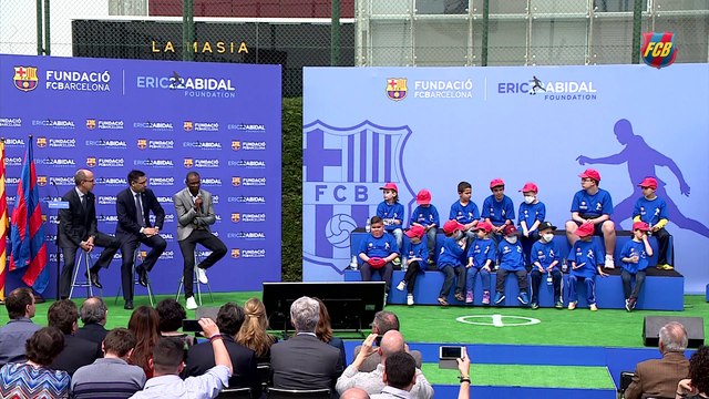 Presentació de l’acord amb la Fundació Eric Abidal [CAT]