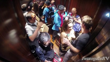 Kissing Prank In Elevator (GOES CRAZY) - Funny Videos 2015
