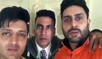 Akshay kumar, Abhishek Bachchan, Riteish Deshmukh Funny Video - Housefull 3