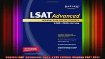 Free Full PDF Downlaod  Kaplan LSAT Advanced 20092010 Edition Kaplan LSAT 180 Full Free